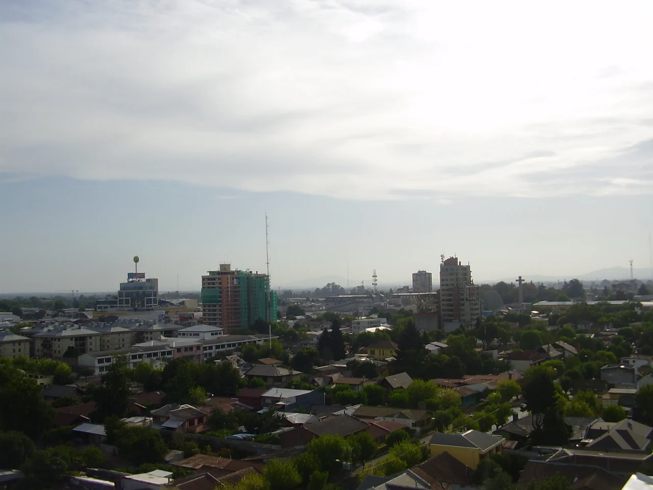 Panoramic View of the city of Chillán