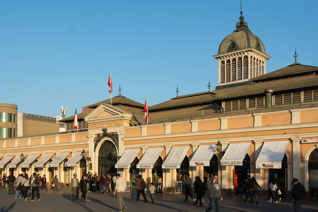 Mercado Central de Santiago, Santiago, Región Metropolitana de Santiago, Chile