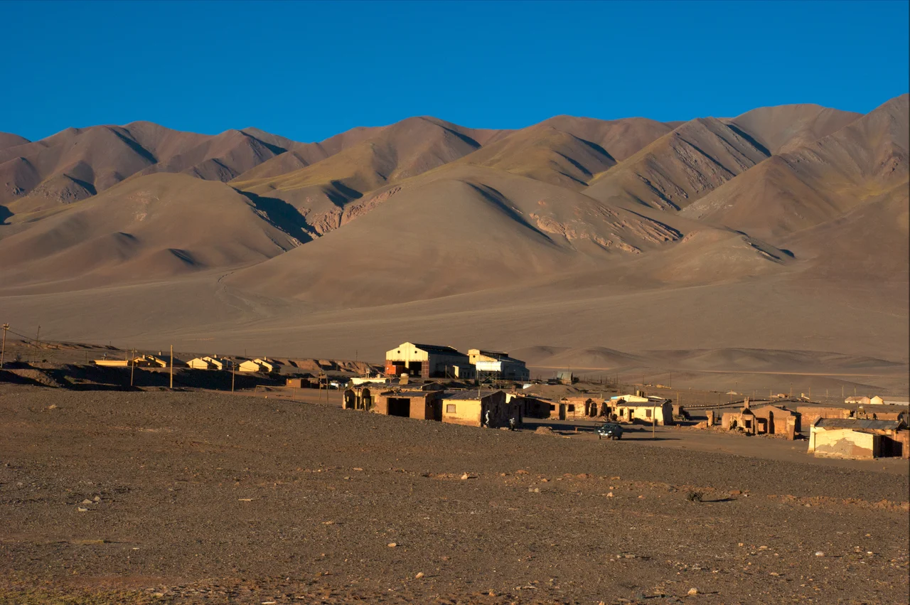 The town of Tolar Grande, in Salta Province, northern Argentina.