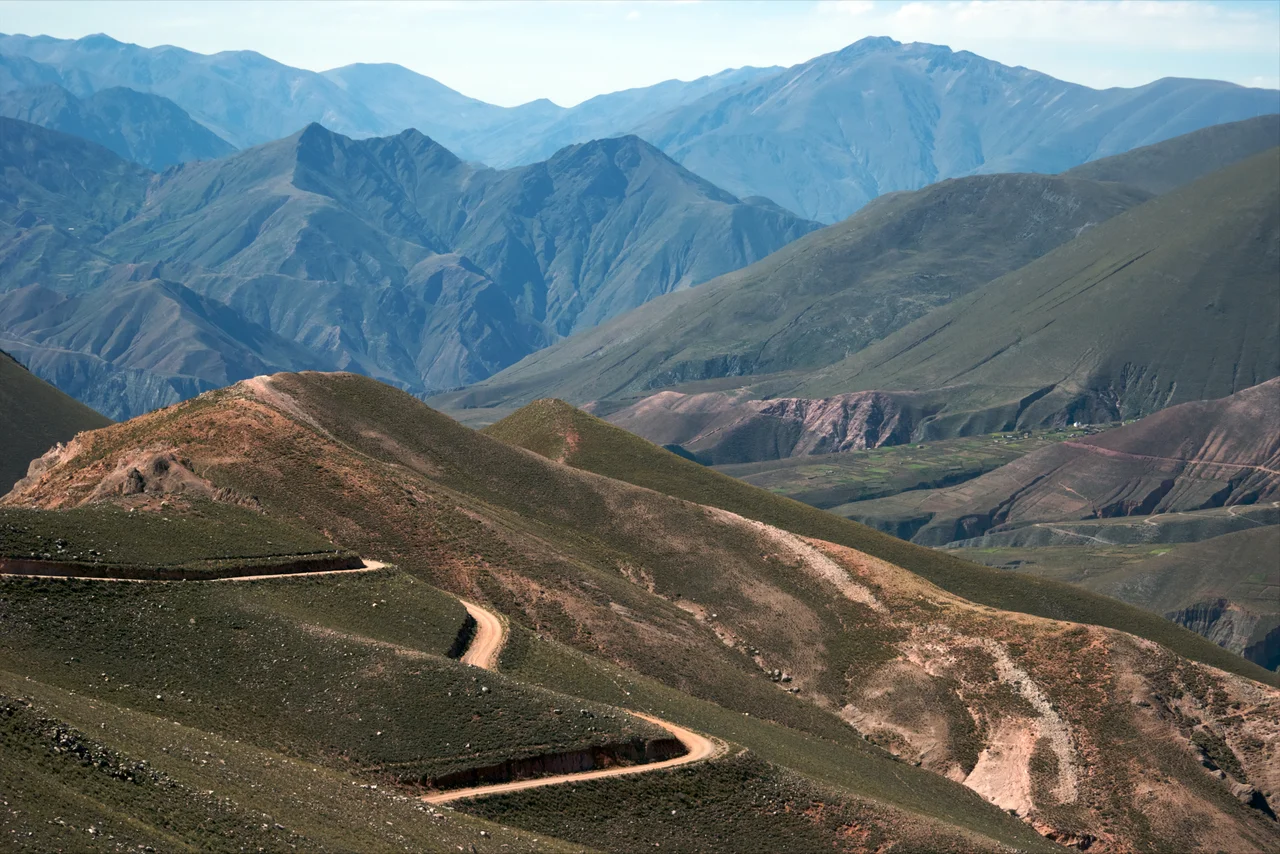 Landscape shot of the Salta region of Argentina