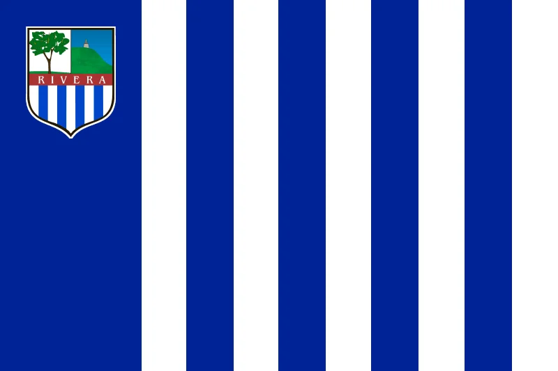 Flag of the Rivera Department, in Uruguay.