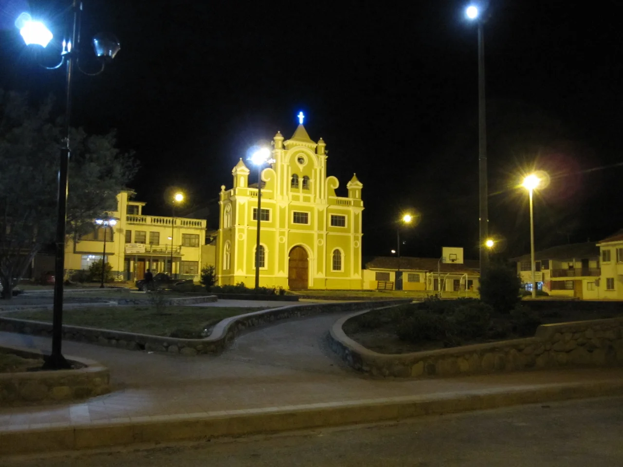 Church in Tarqui, Ecuador (near Cuenca)