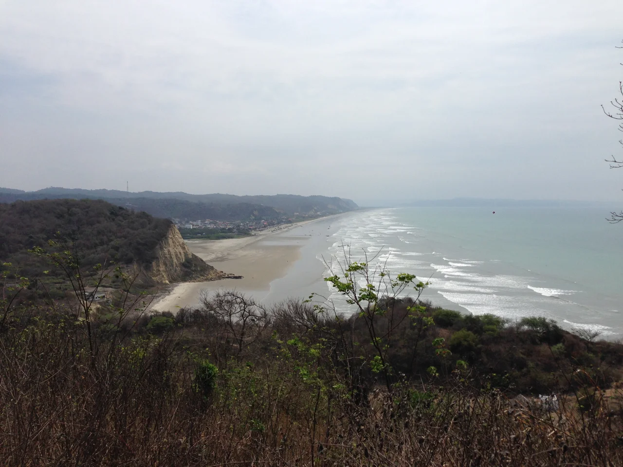 A breathtaking facing south overlooking the coast of Canoa, Ecuador