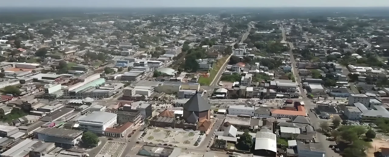 Panoramic view of  Cruzeiro do Sul (CZS), Acre, Brazil