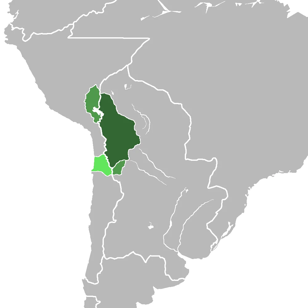 Location of the Upper Peru in orthographic projection, 1783. Upper Perú territory.