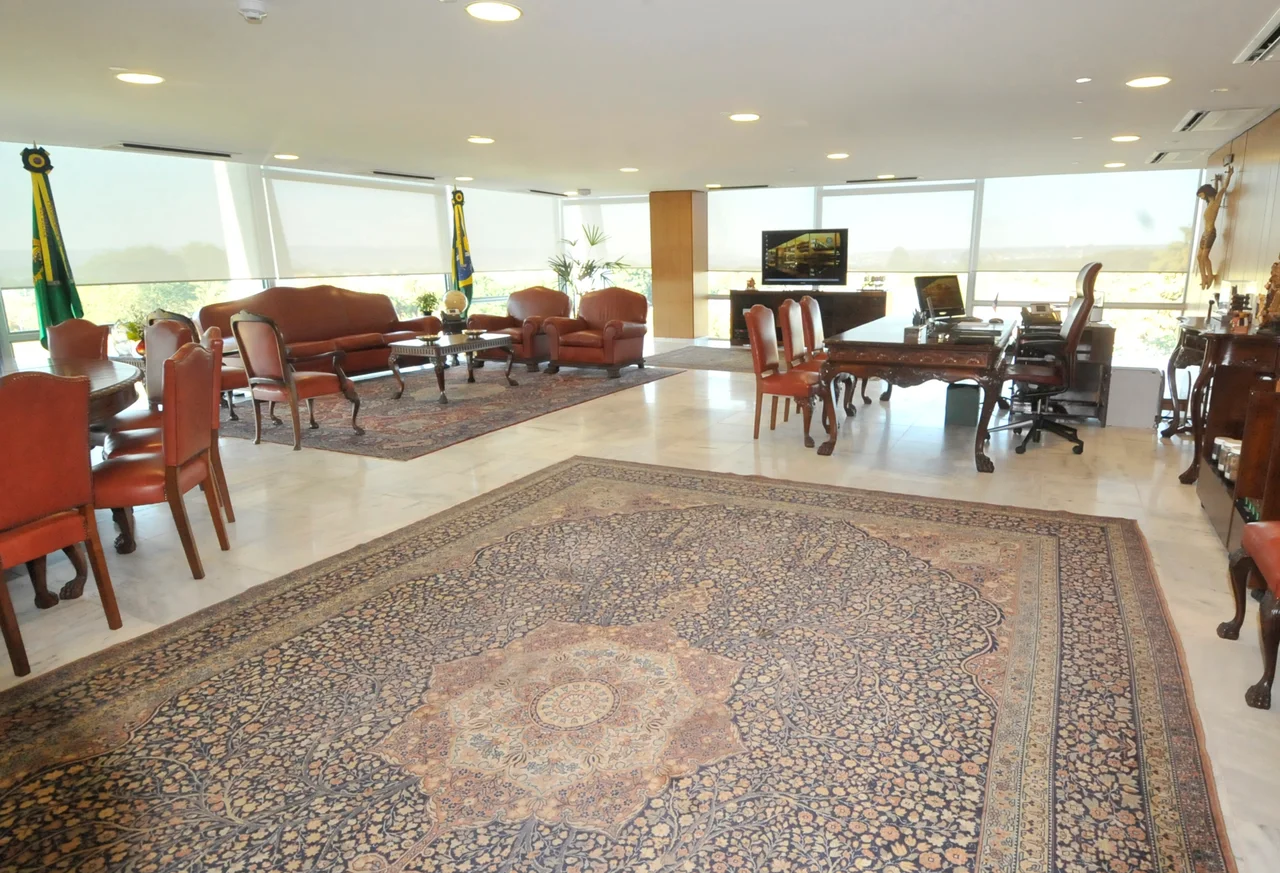 Presidential Office of the Palácio do Planalto, Brasília, Brazil.