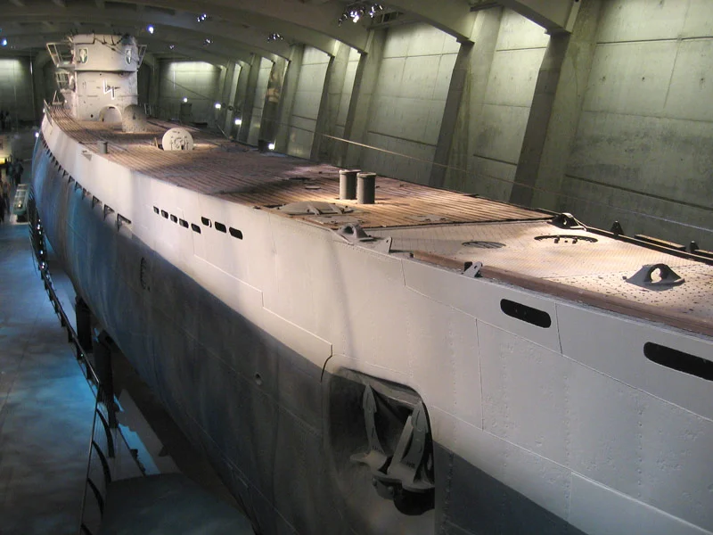 U-505 at the Museum of Science and Industry, Chicago, IL. October 2005.