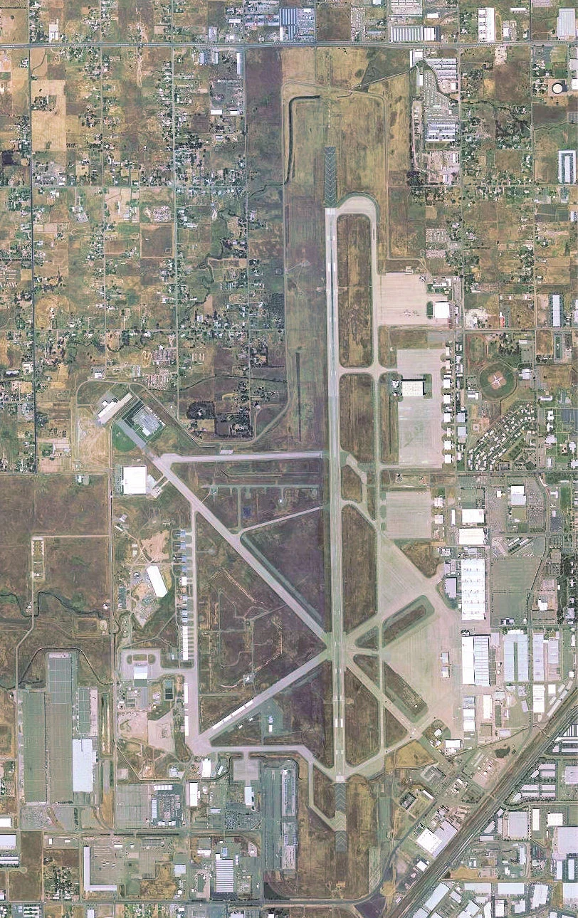 Aerial image of McClellan Air Force Base, California