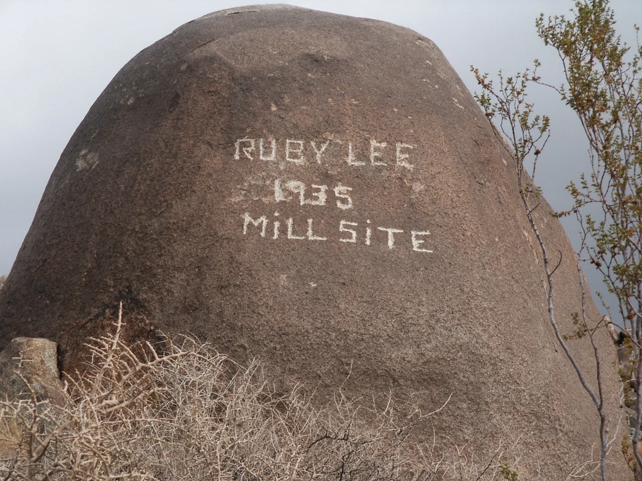 ruby lee mill site rock
