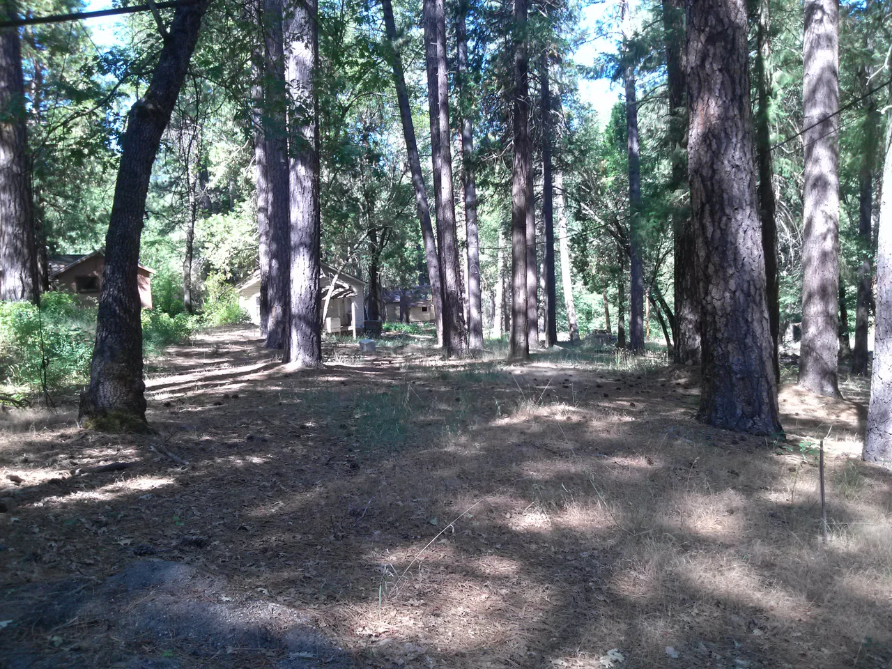 The former site of Cabin 28 where a quadruple murder occurred in 1981 in Keddie, California. The cabin was demolished in 2004.