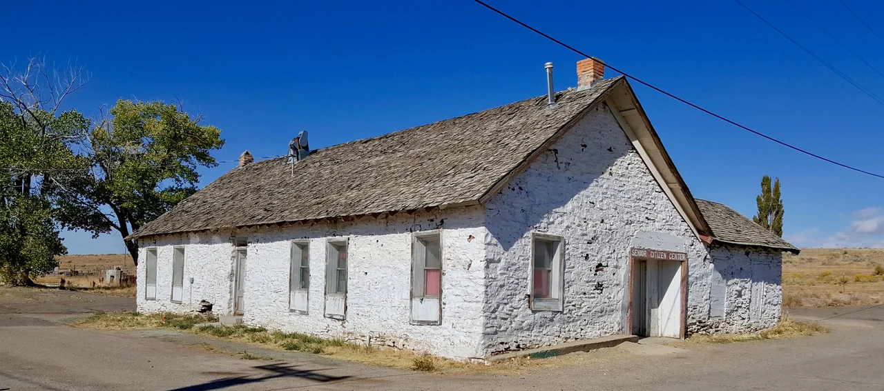 Fort McDermit Original Building, photo by John Stanton 11 Oct 2016