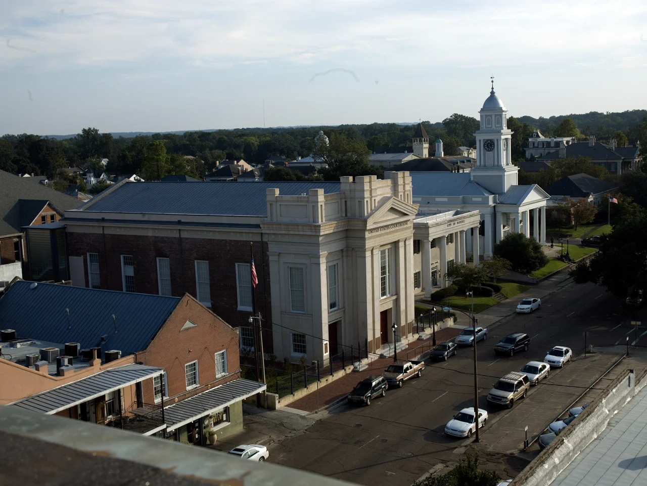 Title: Eola view, U.S. Courthouse, Natchez, Mississippi
Physical description: 1 photograph : digital, TIFF file, color.
Notes: Gift; Carol M. Highsmith; 2009; (DLC/PP-2009:083).; Photographed as part of an assignment for the General Services Administration.; Built in 1853 as Memorial Hall, a Greek Revival structure, later turned into a U.S. Courthouse.; Title, date, and subject note provided by the photographer.; Credit line: Photographs in the Carol M. Highsmith Archive, Library of Congress, Prints and Photographs Division.; Forms part of the Carol M. Highsmith Archive.