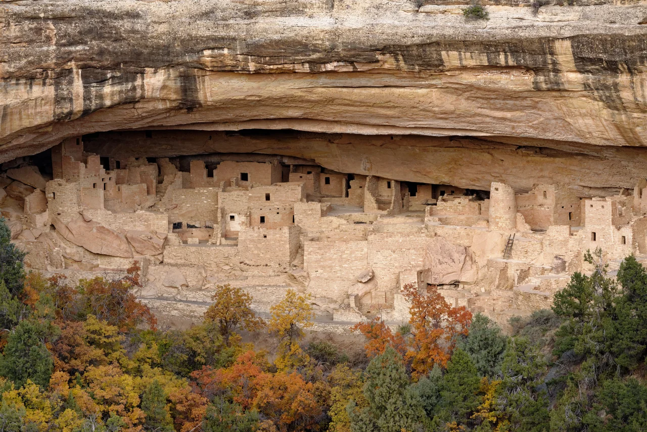 Cliff Palace in Mesa Verde National Park, Colorado, U.S.