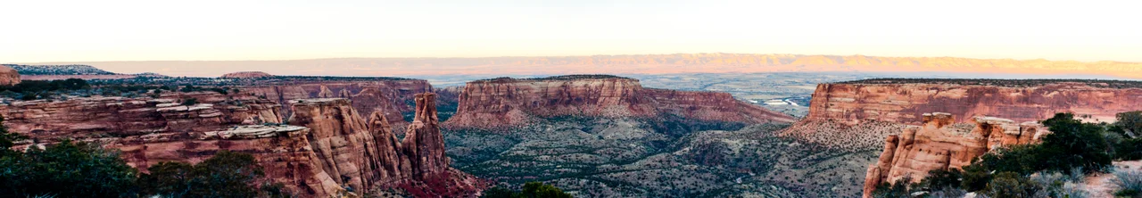Monument Valley at the Colorado National Monument. Photo was created on December 7th, 2011.