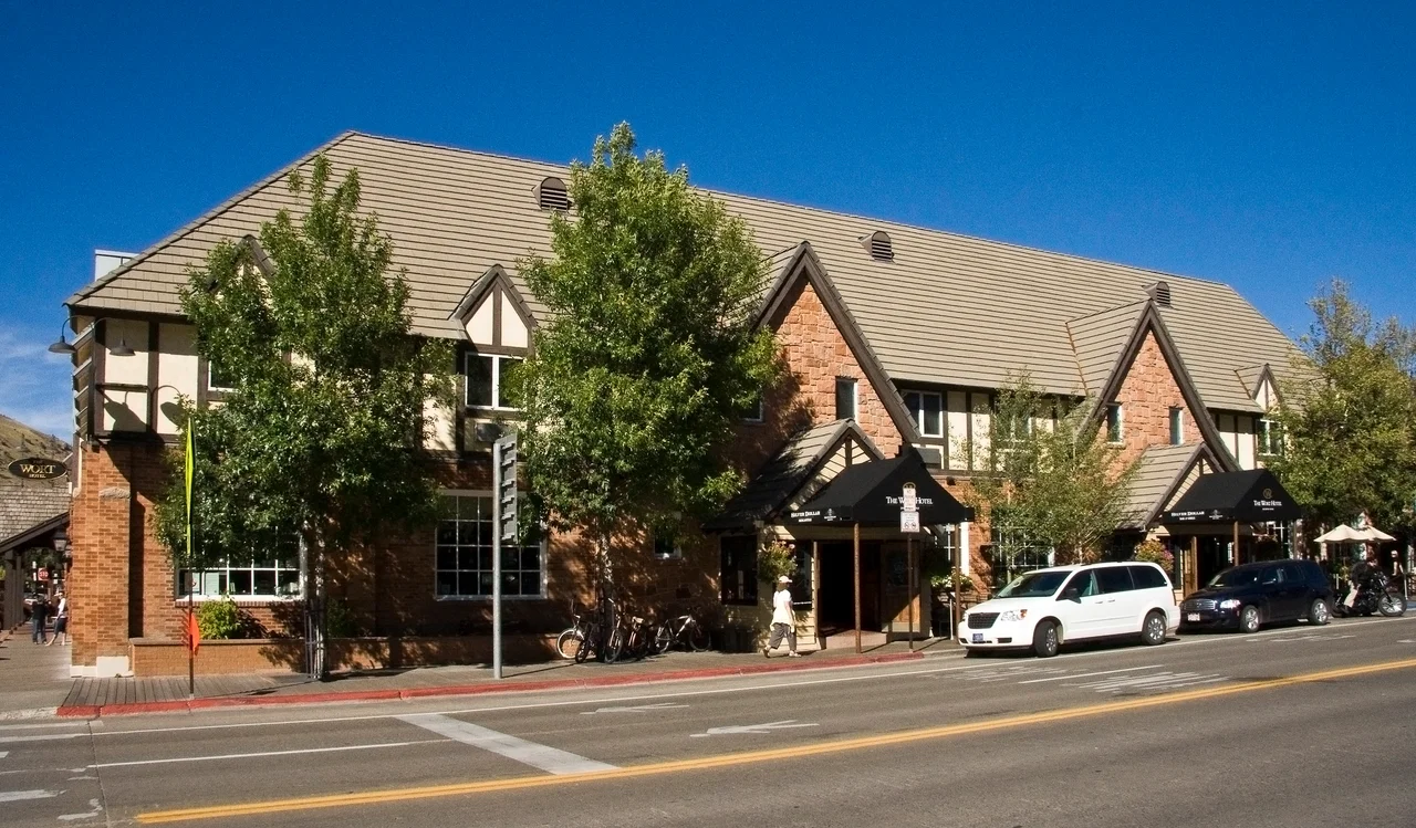 Wort Hotel, Jackson, Wyoming, USA. Listed on the National Register of Historic Places.