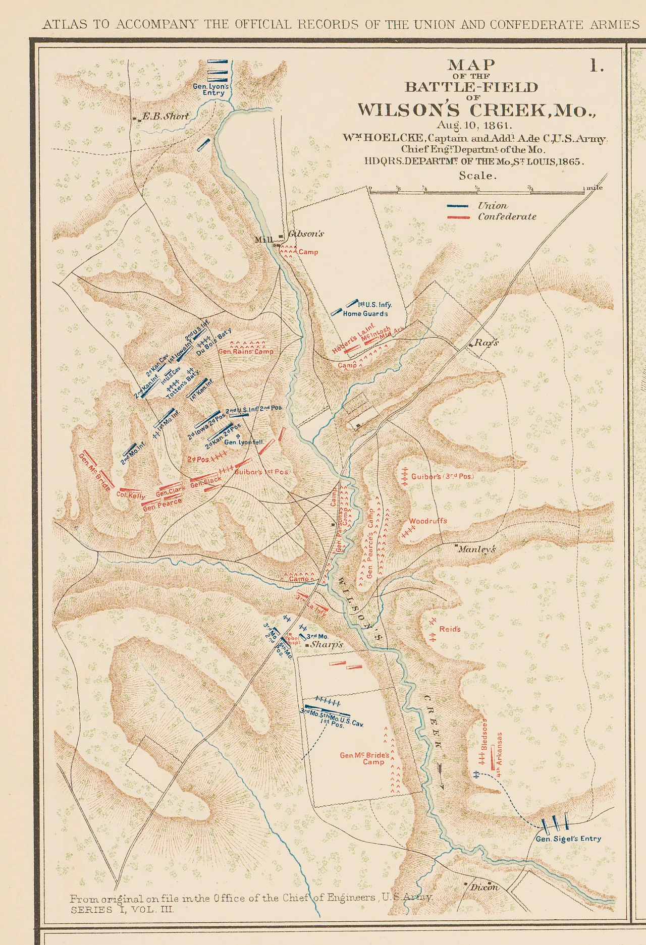 BATTLE OF WILSON'S CREEK.