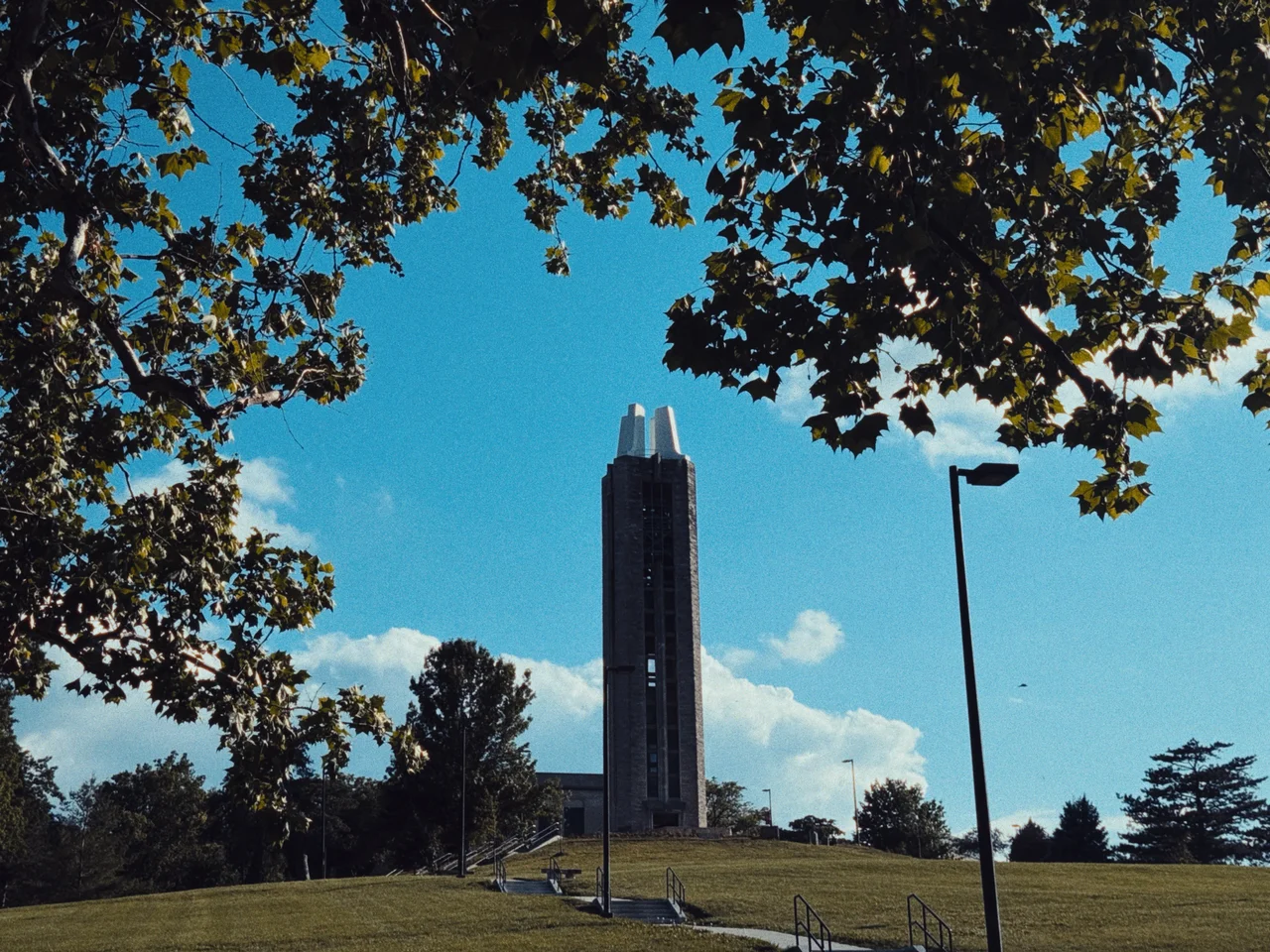 University of Kansas War Memorial Campanile in 2025