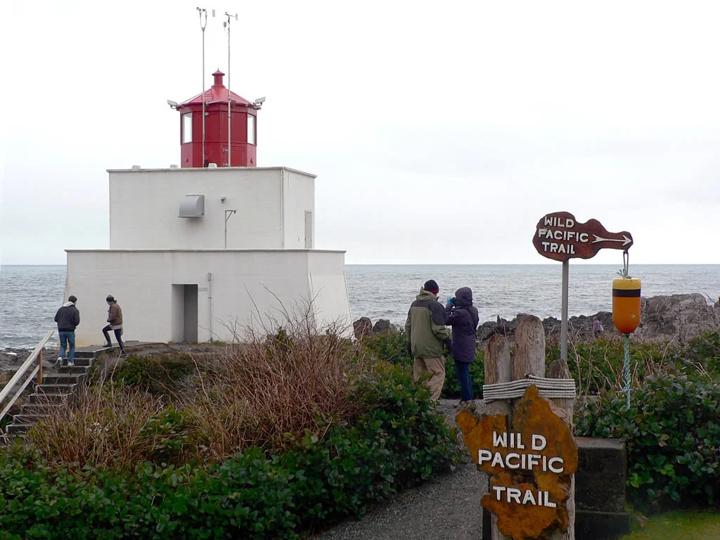 During the age of sail, Vancouver Island's wild west coast was known as the Graveyard of the Pacific for the number of ships lost here. The current Amphitrite Lighthouse at Ucluelet, BC, dates from 1915.