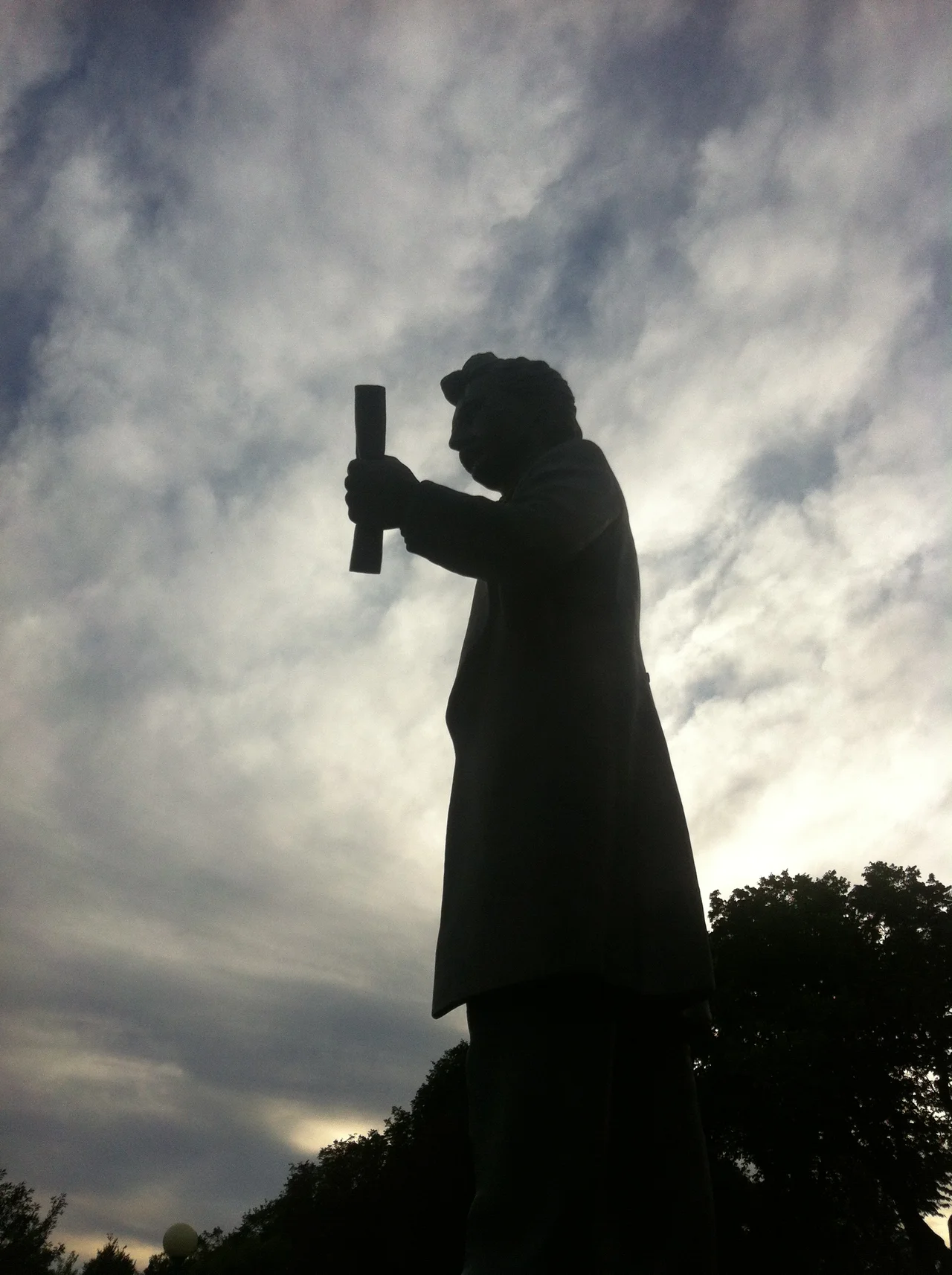 Riel Statue outside Manitoba Legislative Building by the river.
The people of Winnipeg are Riel fans. There are statues and mentions of him through out the city. Winnipeg, Manitoba.