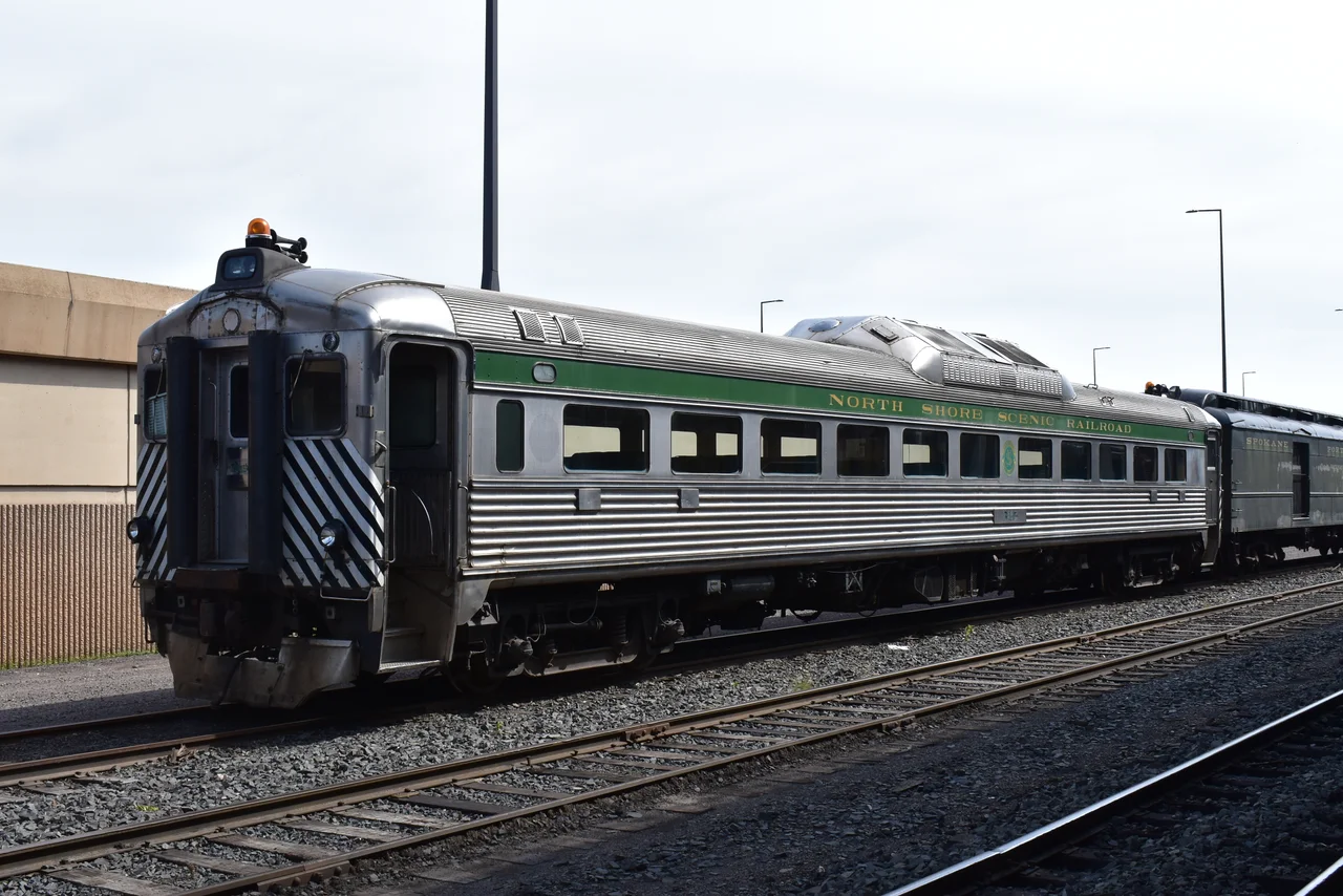 C&amp;NW No. 9934 repainted as NSSR No. 9169 at the Lake Superior Railroad Museum. This is a Budd RDC-1 built in 1950.