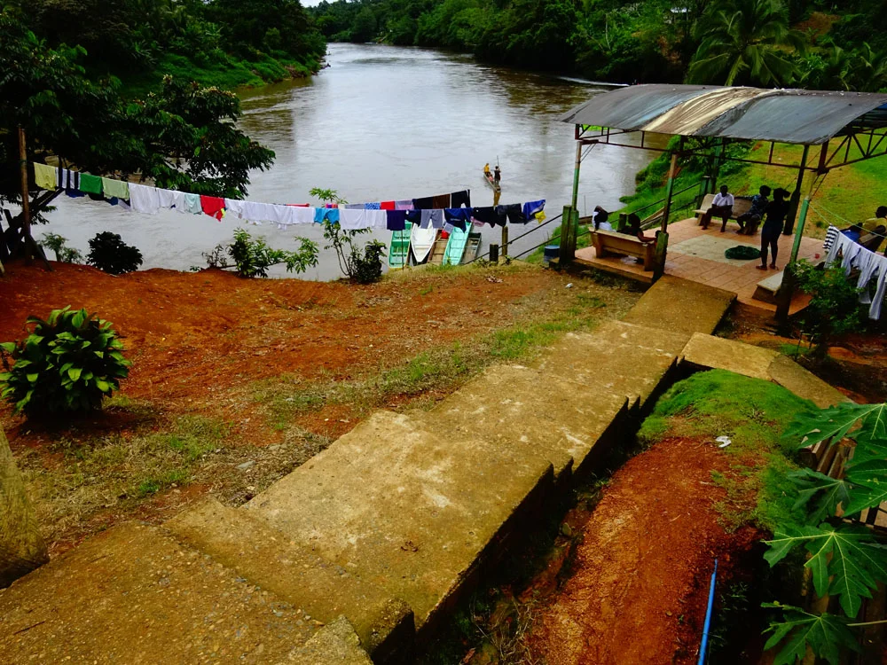 River port of San Miguel