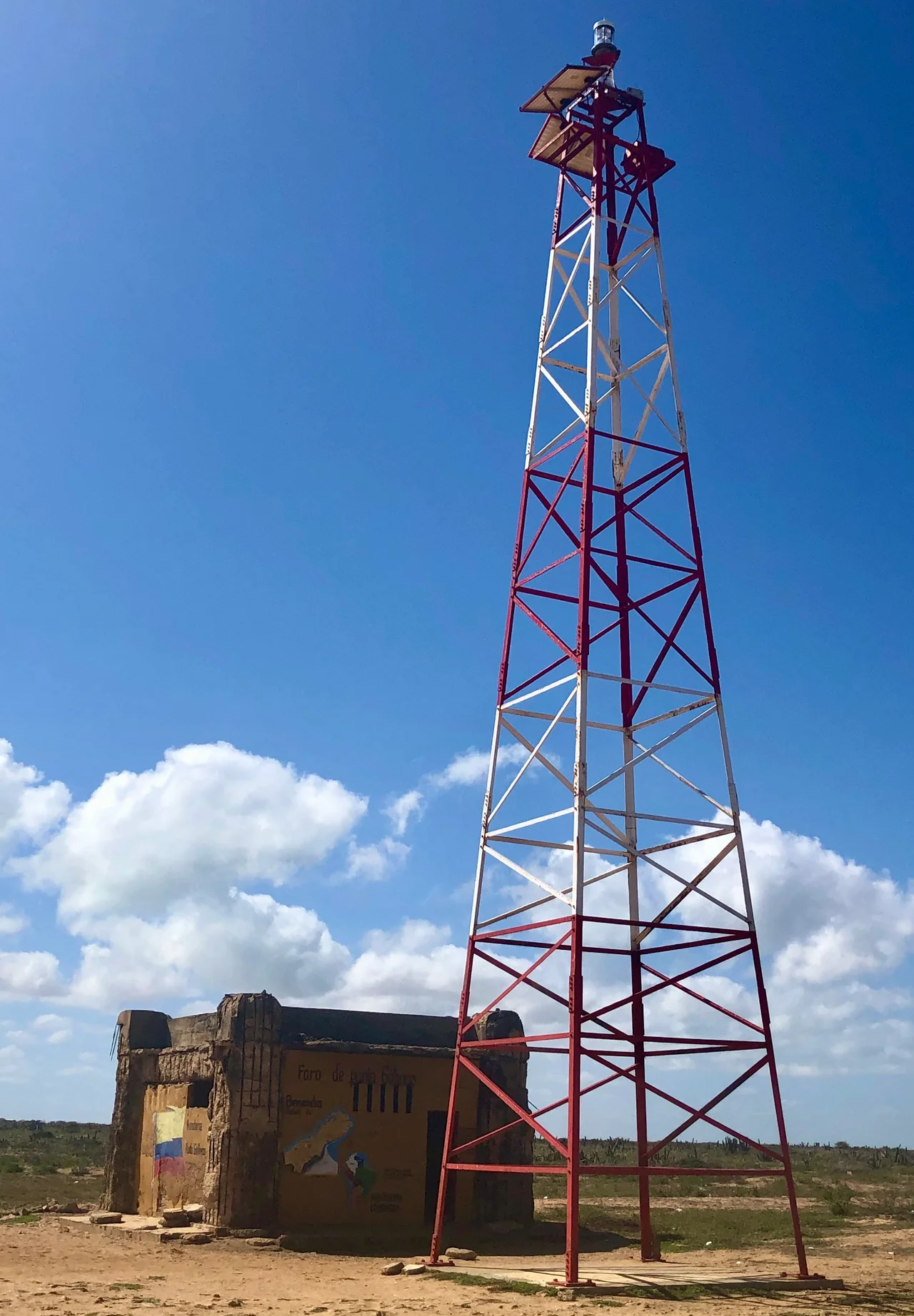 Faro de Punta Gallinas, Diciembre 2021.