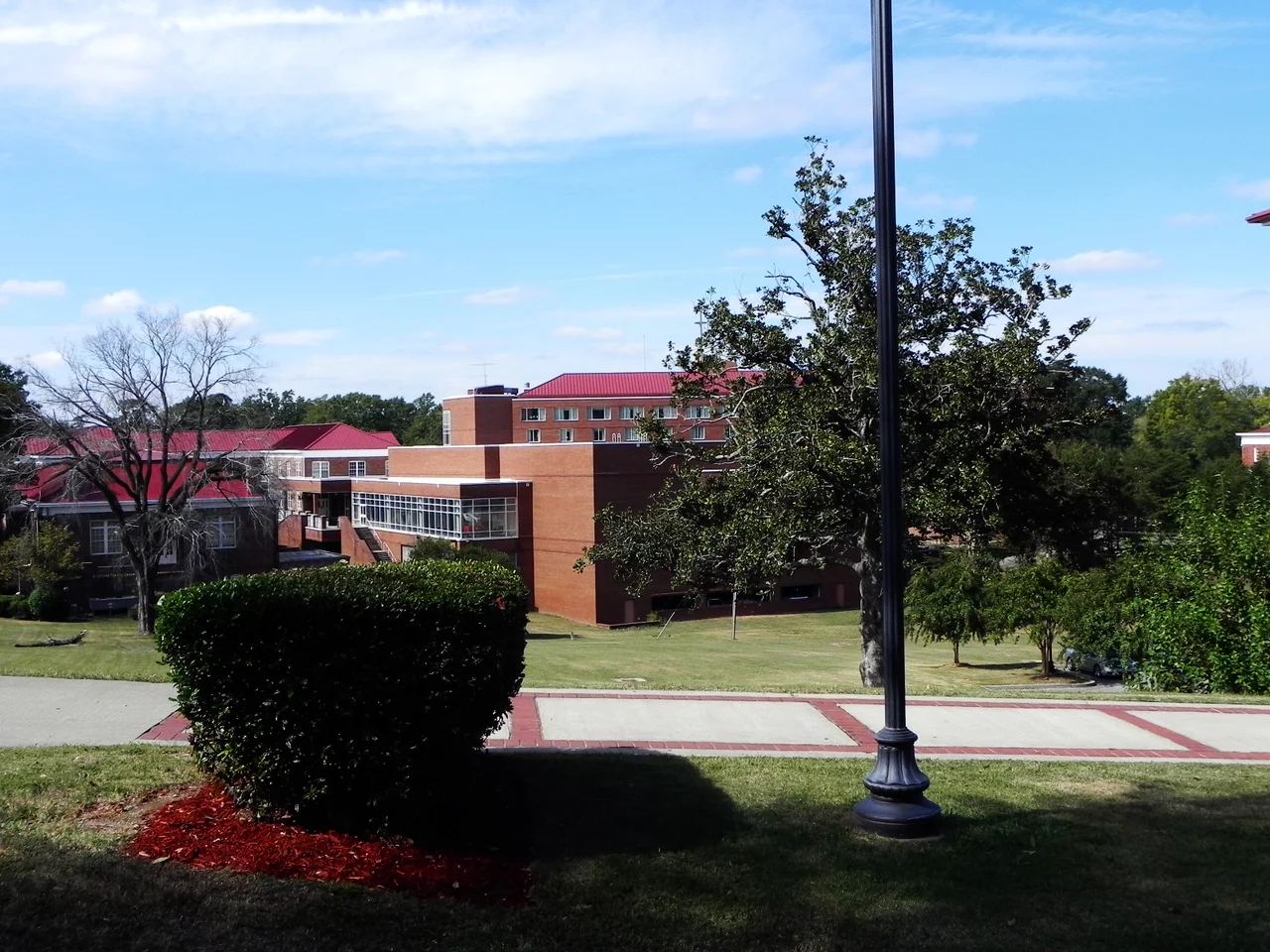Tuskegee University -view over a portion of the campus "Valley"
