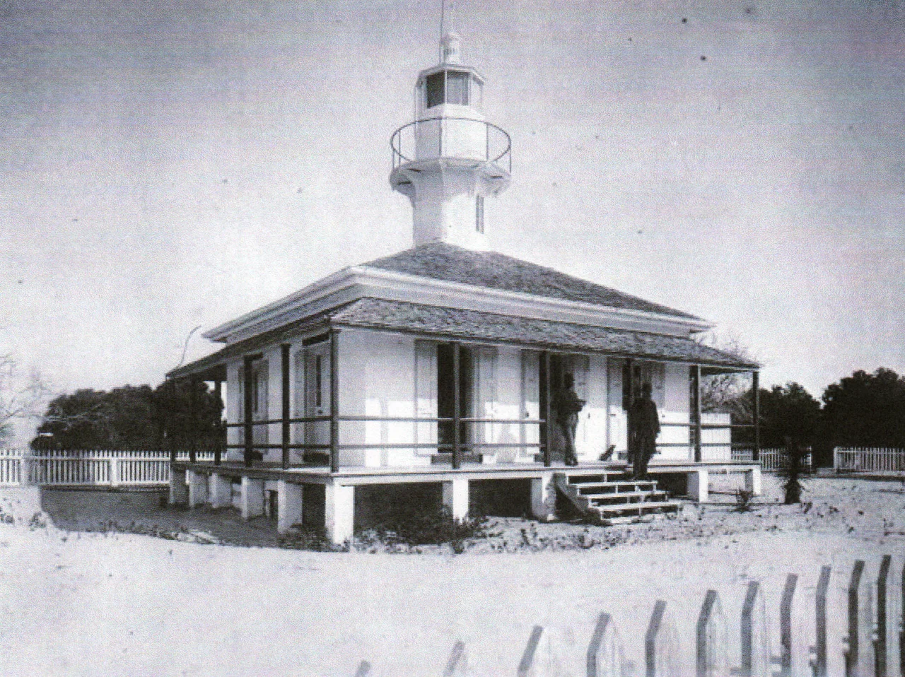 Cedar Keys Light Station on Seahorse Key, FLA
Taken: January 7, 1893.  Source:  NARA, College Park, MD