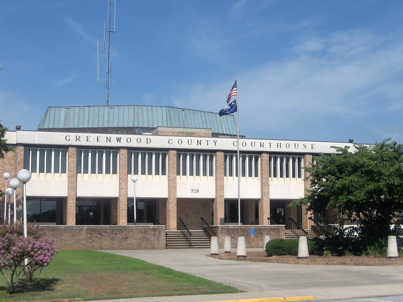 Greenwood County Courthouse, Greenwood, South Carolina.