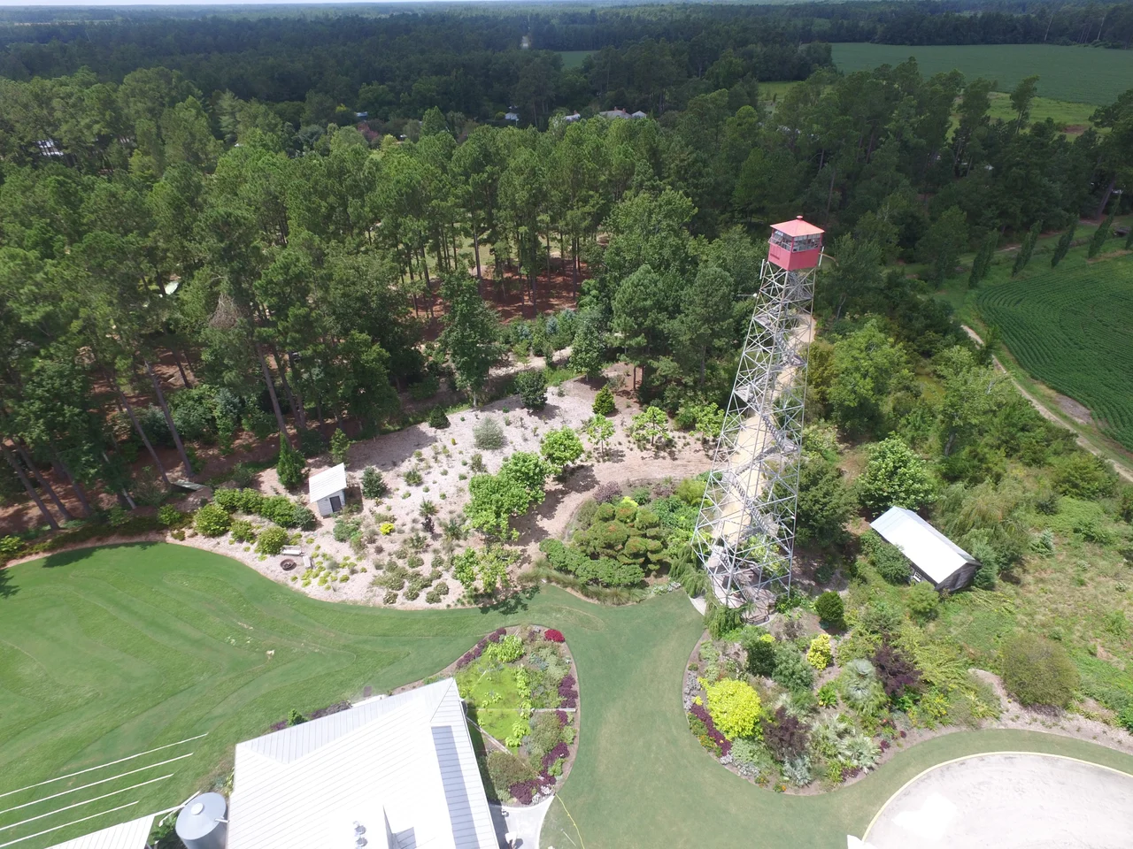 A photo from UAS of Moore Farms Botanical Garden