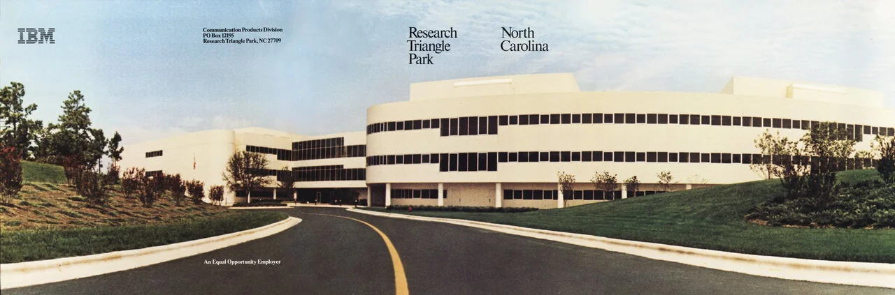 IBM Research Triangle Park: Raleigh, North Carolina facility, panoramic view