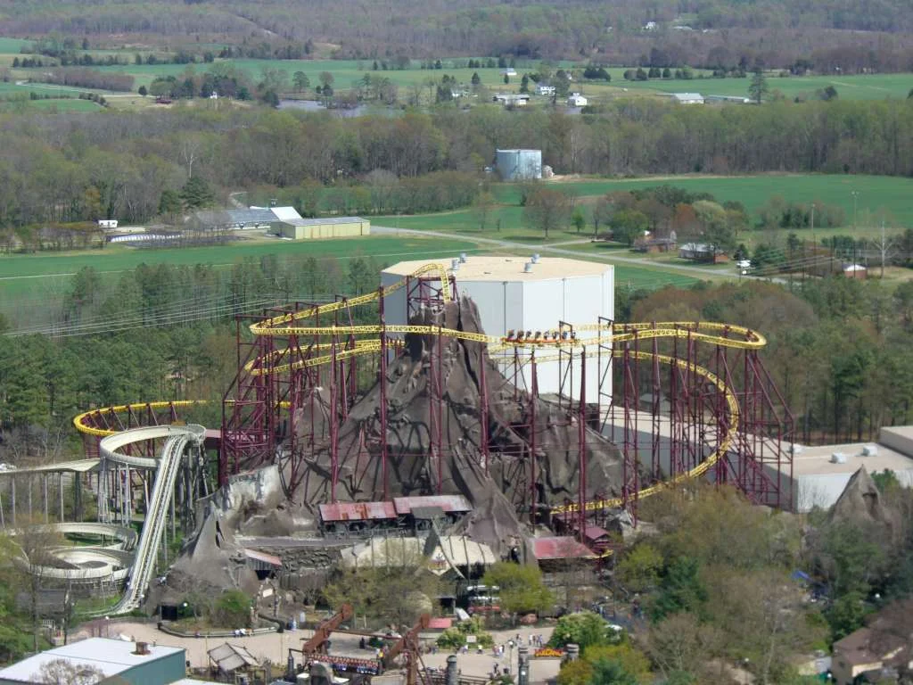 Volcano at Kings Dominion.