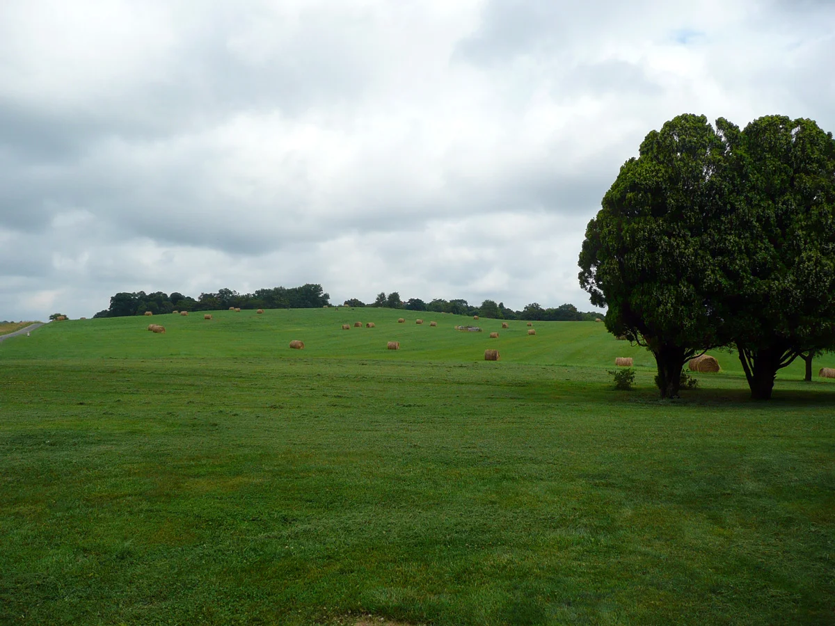 Photograph of Pritchard Hill on the battlefield of the First Battle of Kernstown, Virginia, American Civil War.