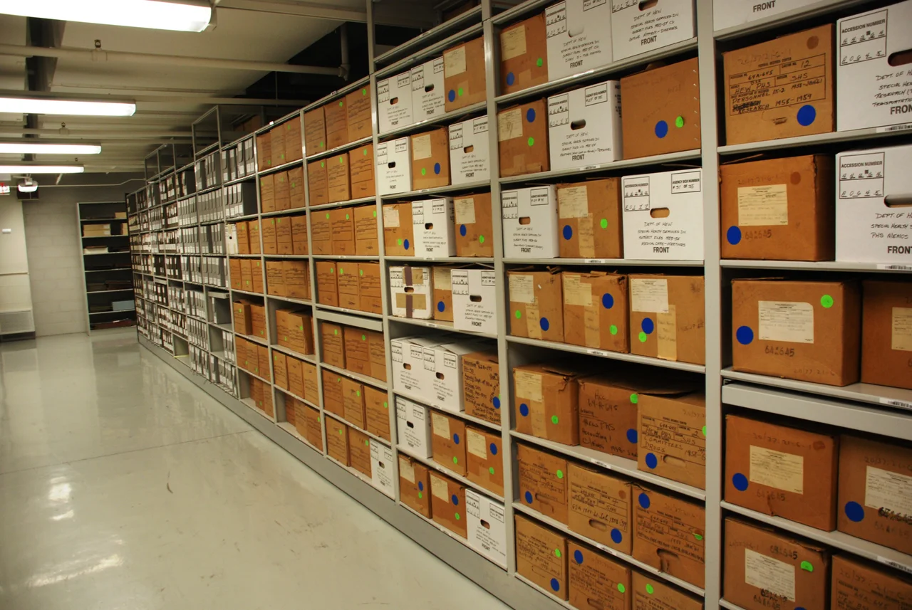 Backstage Pass Tour for Wikimedians at US National Archives at College Park.
