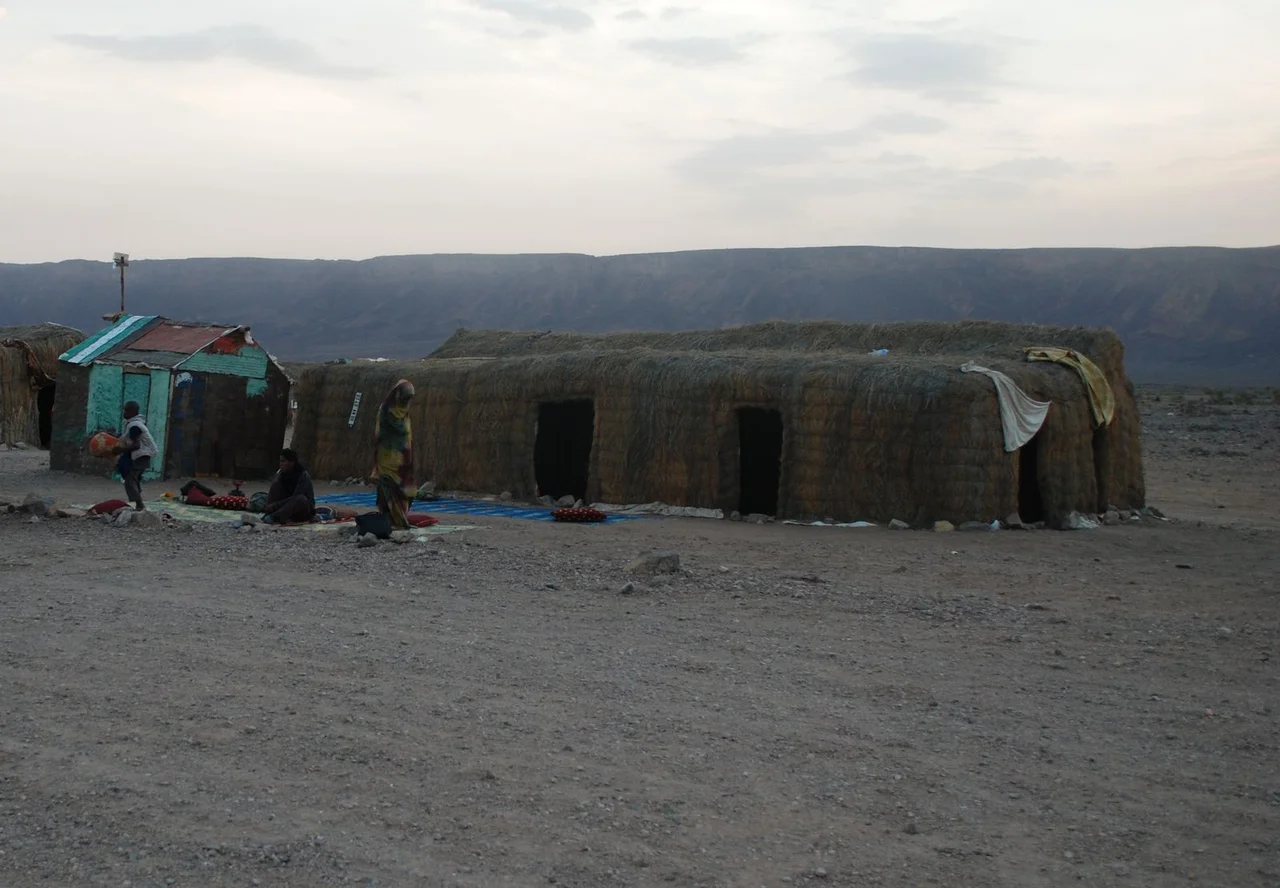 North of Atar, Mauritania, resthouse (tikkit)