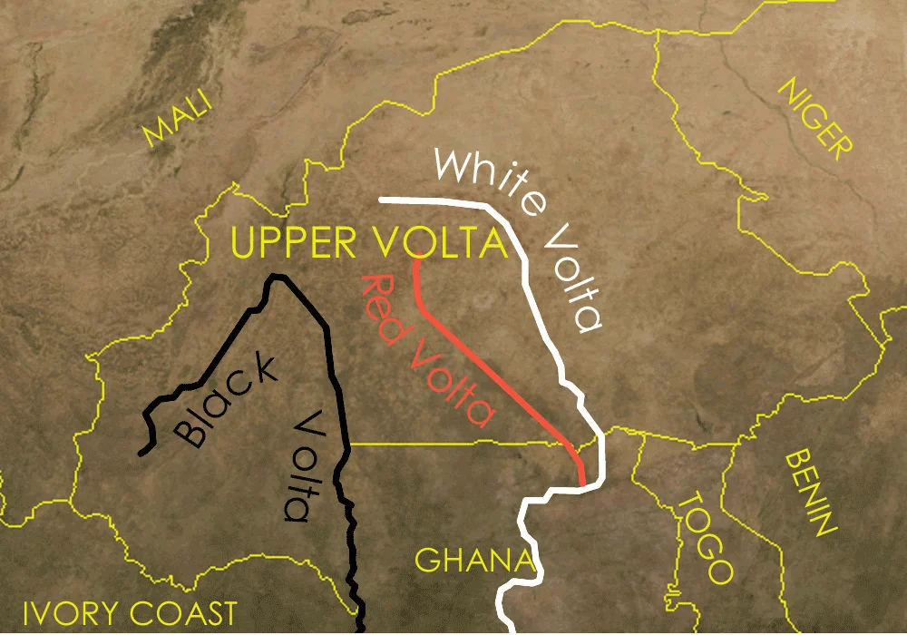 Upper volta map with rivers.PNG