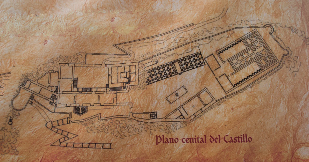 Plànol zenital del castell.