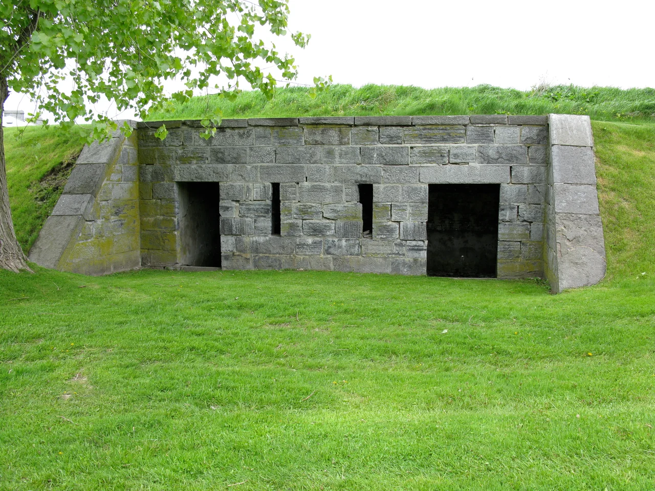 Entrance of Fort Lennox built on Isle-aux-Noix on the Richelieu river.