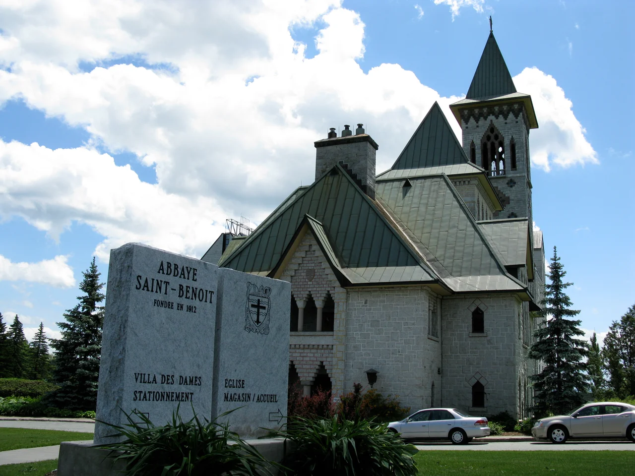 Saint-Benoît-du-Lac Abbey is located in the village of Saint-Benoît-du-Lac, Quebec, Canada. The village is on the western shore of Lake Memphremagog.