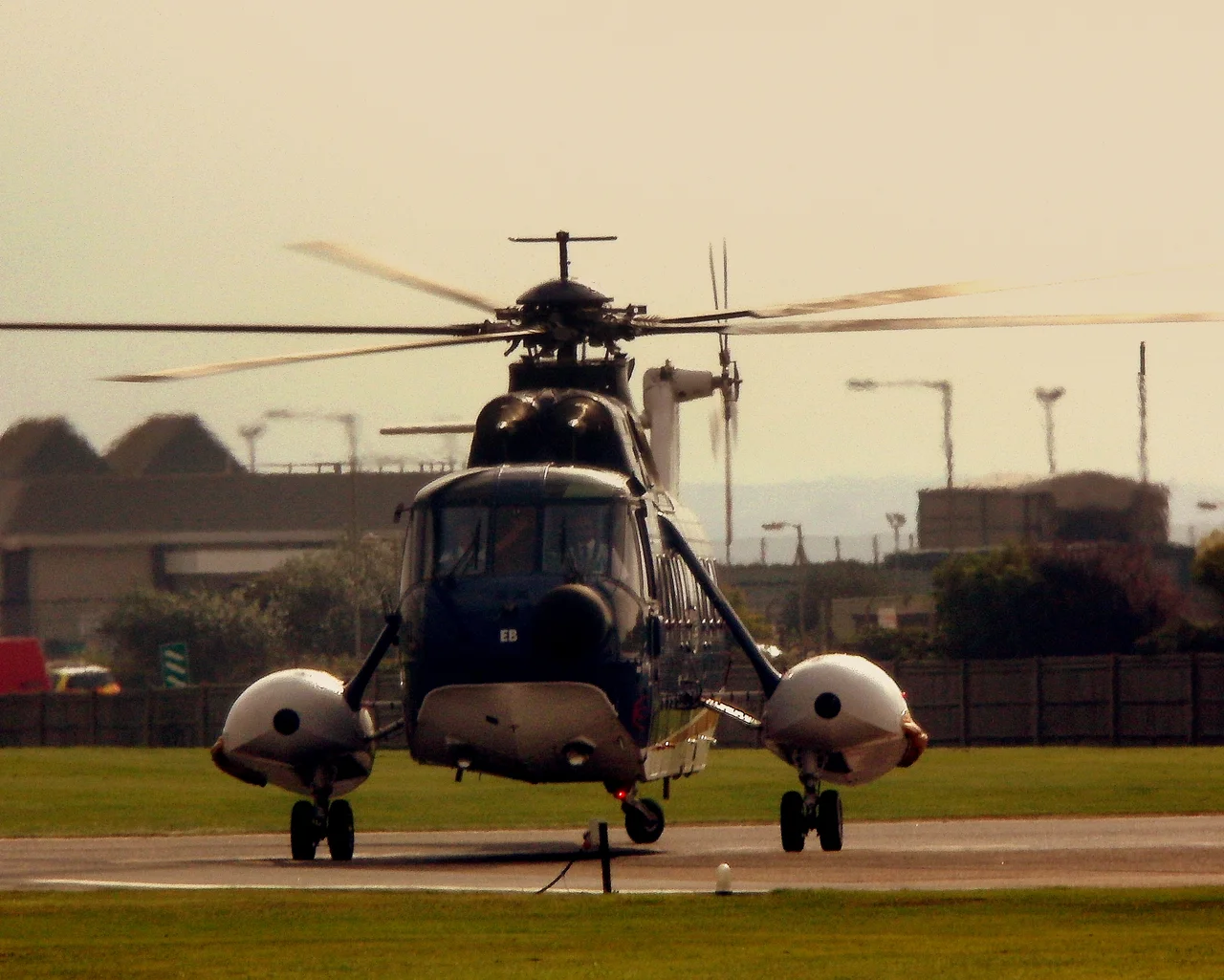 BRITISH INTERNATIONAL HELICOPTERS FLIGHT BS1110S61 GBCEB PENZANCE TO ST MARYS SCILLY ISLES SEPT 2010