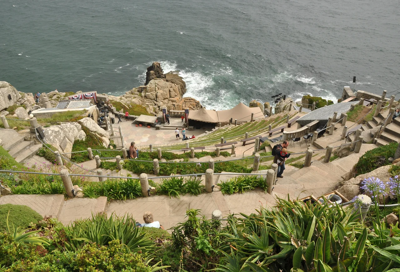 The Minack Theatre at Porthcurno, Cornwall.