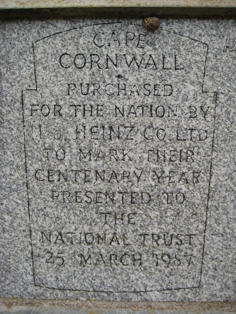 Heinz inscription, Cape Cornwall
