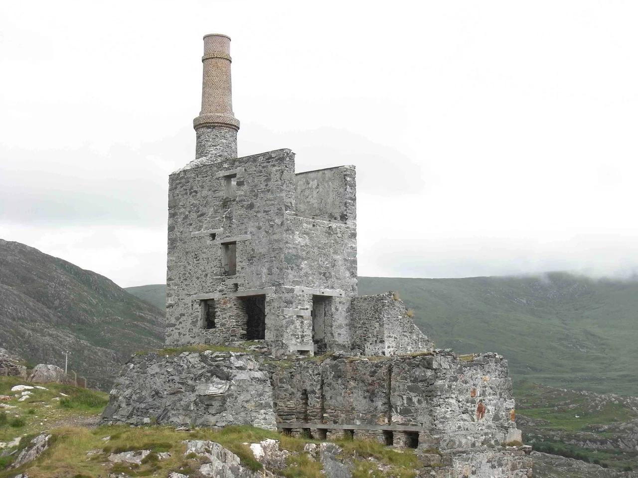 Enginehouse of the Mountain Mine, near Allihies, County Cork, 2008