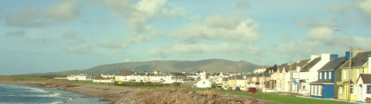 Waterville, Co Kerry, Ireland, showing The Bay View, The Lodge and Butler Arms Hotels