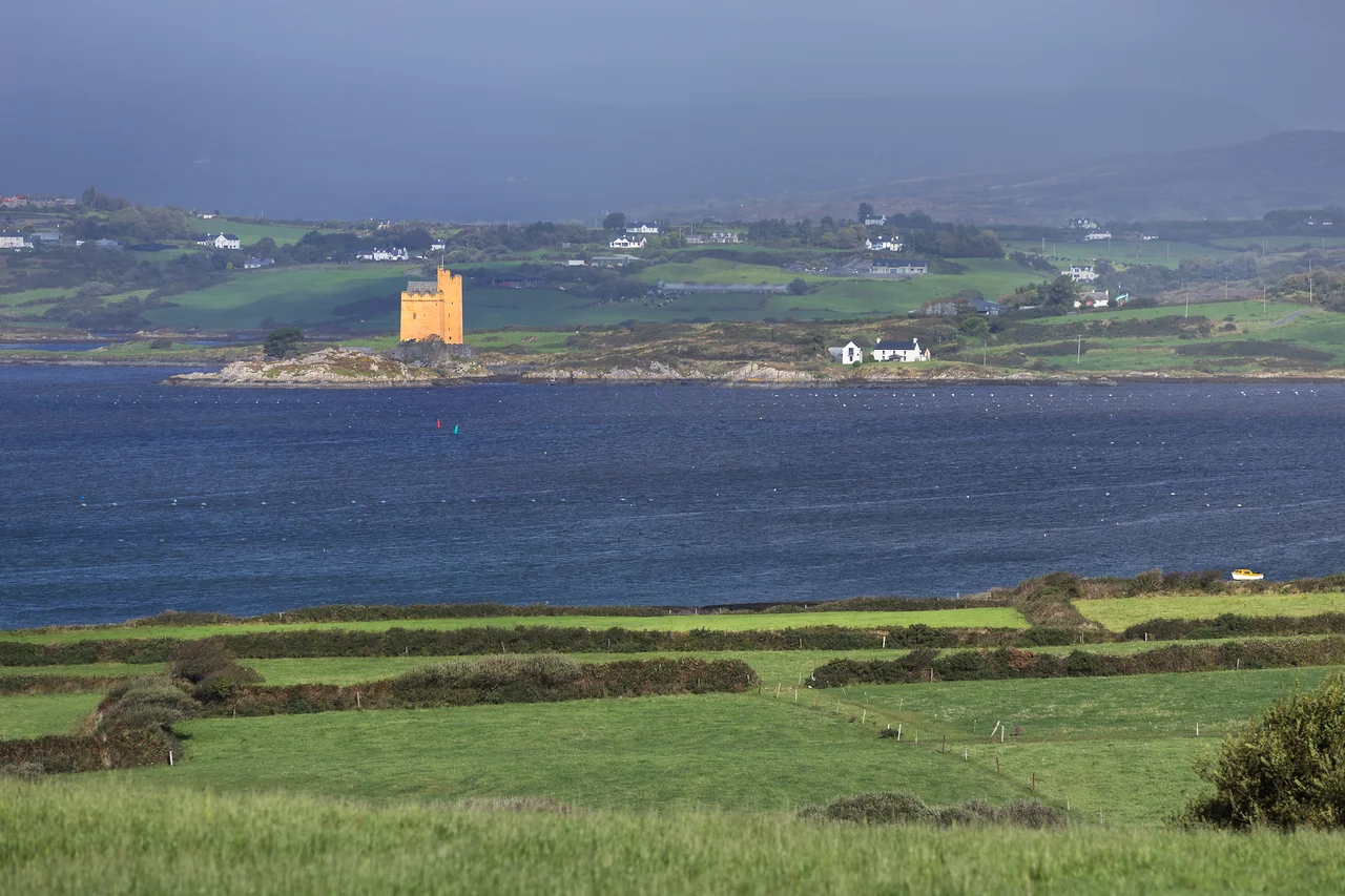 Kilcoe Castle view from Lisheen Heights