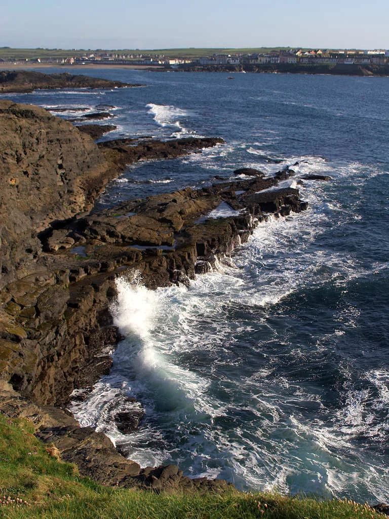 Cliffs and town of Kilkee, Ireland