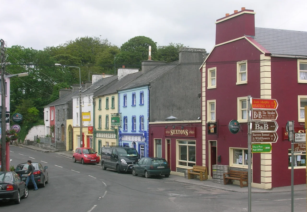 Street of Kinvara, County Galway, Ireland