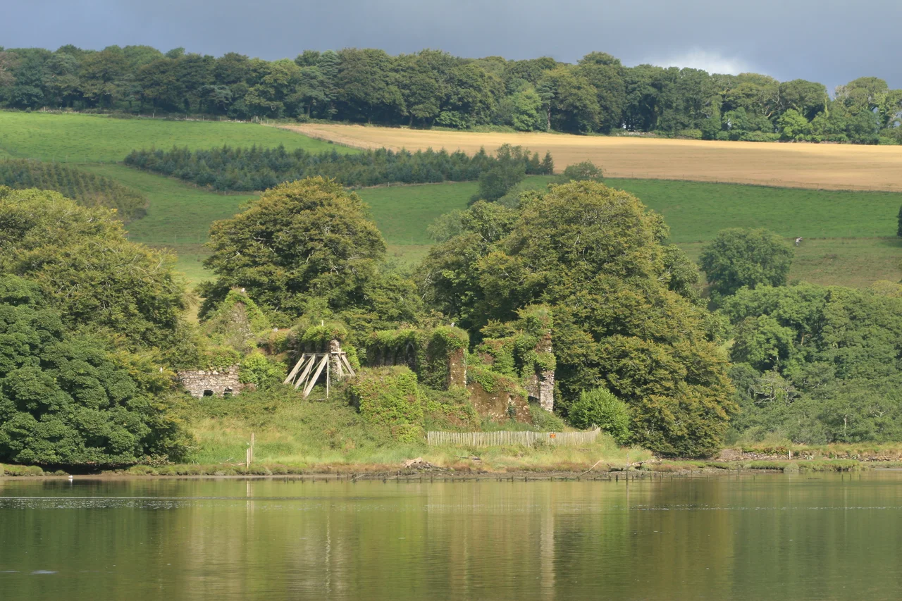 Molana Priory, County Waterford, Ireland
13th-century ruins of Molana Priory as seen from the opposite bank of the River Blackwater