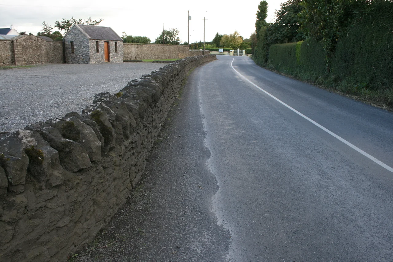 Nave of the Dominican Priory of St. Canice in Aghaboe, looking west.