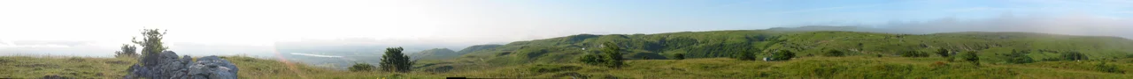 Panoramic view of the Hills of Boho with the surrounding countryside, County Fermanagh